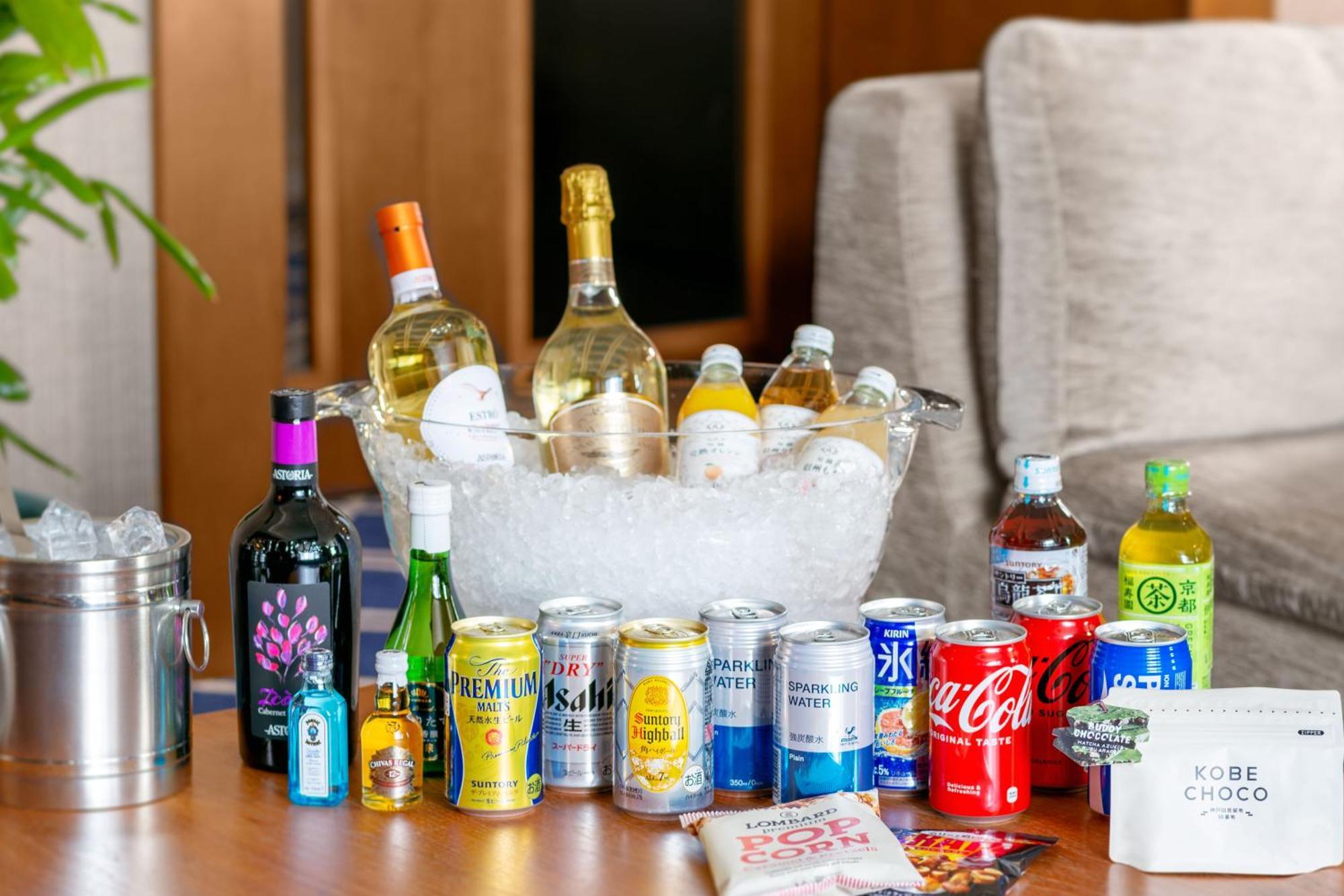 Oriental Hotel Kobe Rom bilde A selection of soft drinks